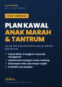 Plan Kawal Anak Marah & Tantrum